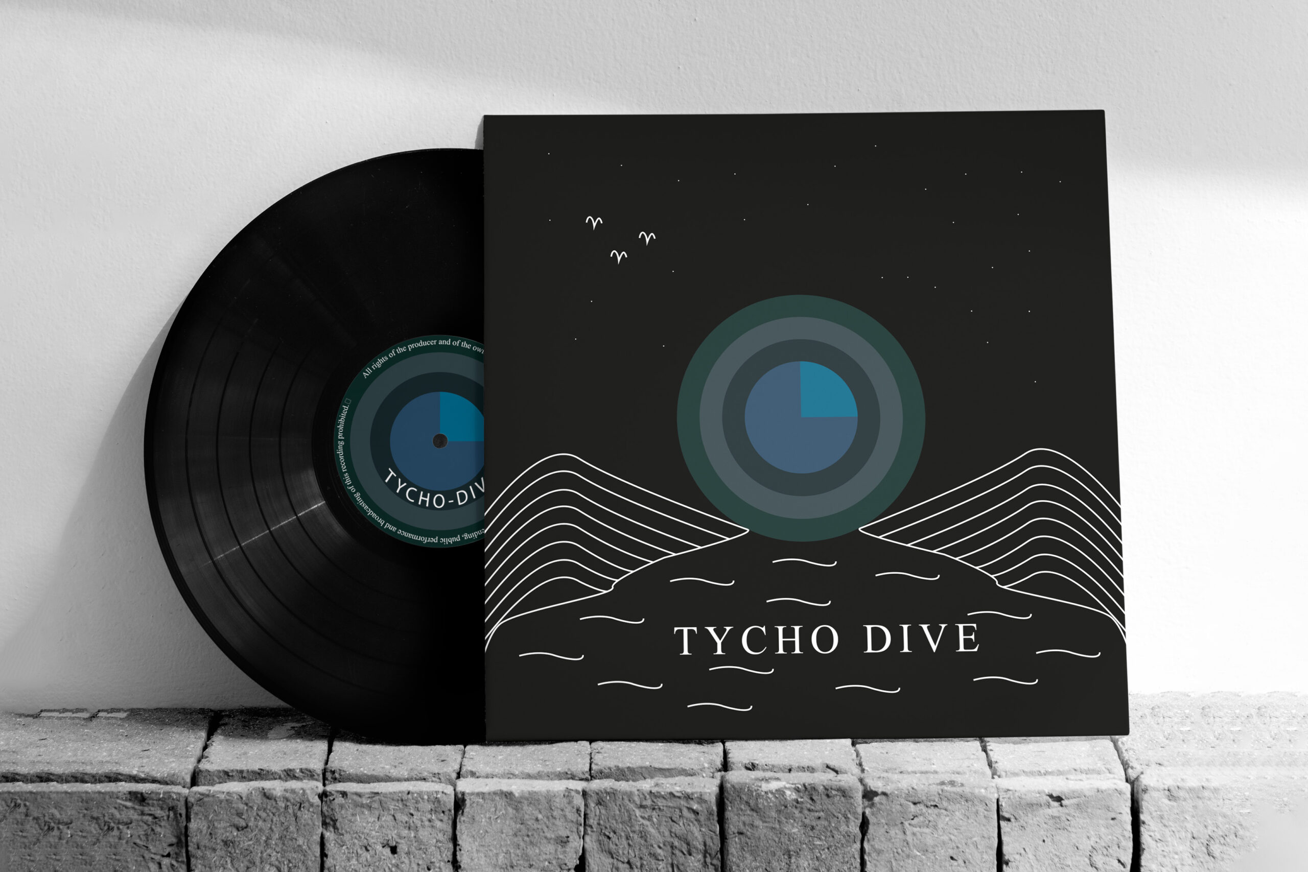 Mock up Portada y Vinilo